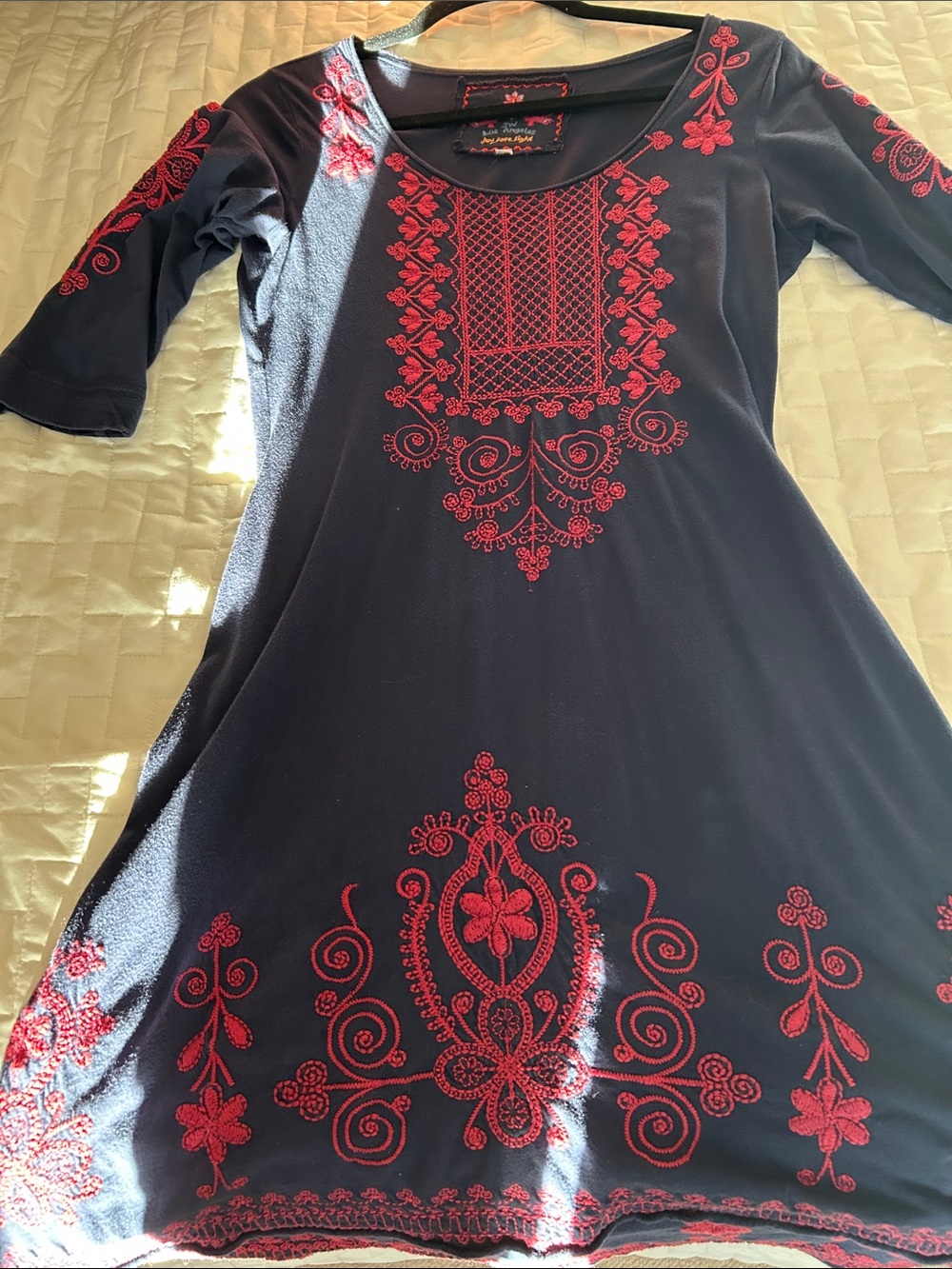 Johnny Was size small embroidered dress